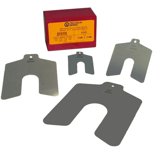 Precision Brand MA5381945 50 mm×50 mm 300 SS SLOTTED SHIM SHOP