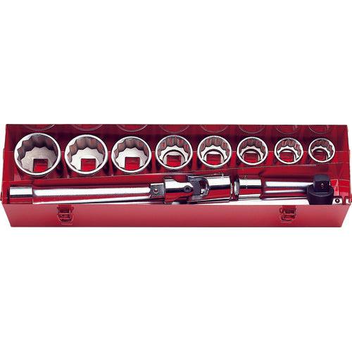Ko-ken 8200A 1 Sq. Dr. Socket Set   12 point   12 pieces