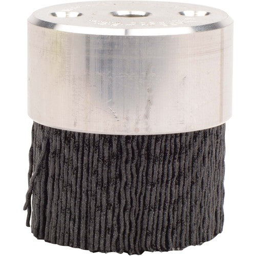Weiler MK5185733 2" Diameter - Maximum Density Crimped Filament Miniature Disc Brush - 0.055"/80 Grit