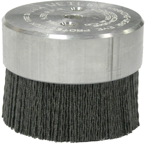 Weiler MK5186013 3" Diameter - Maximum Density Crimped Filament Miniature Disc Brush - 0.035"/80 Grit