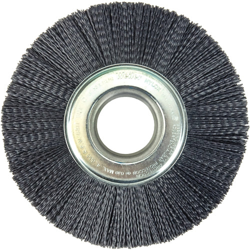 Weiler MK5186128 8" Diameter - Crimped Filament Wheel Brush - 0.055"/120 Grit