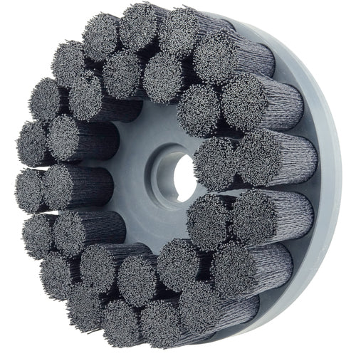 Weiler MK5186141 8" Diameter - Shell-Mill Holder Crimped Filament Disc Brush - 0.026"/120 Grit