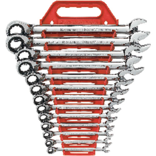 Gearwrench KP659509N 13 Pieces - Reversible Ratcheting Wrench Set - Tray Pack - SAE