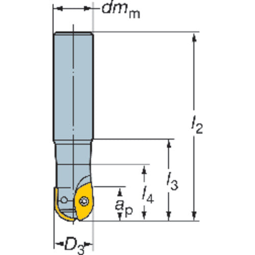 Sandvik Coromant FF82RA21617364 RA216-10O16-038 COROMILL 216 ENDMILL