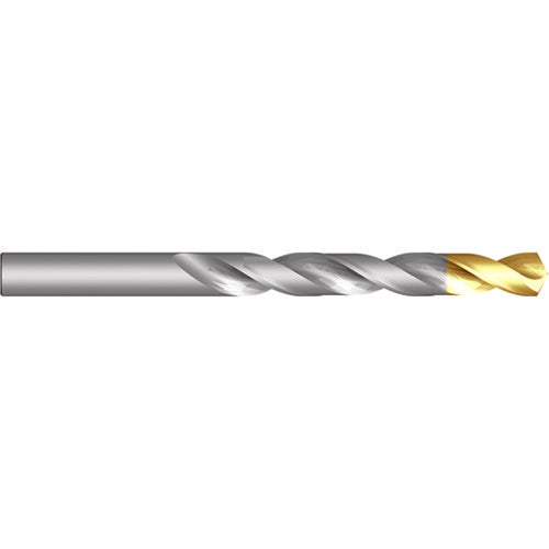 Dormer PT450571910 11/64" HSS Drill - 4xD - ANSI - Bright/TiN - 118 Degree Split Point E-code # A01211/64