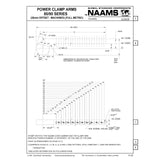 NAAMS ACA3137-32-30-10-P Power Clamp Arm - Customized ACA137M with 10mm Dowel Holes