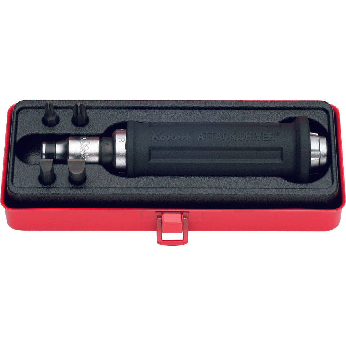 Ko-ken AG112A 1/2 Sq. Dr. Attack Driver Set     Rubber Grip 6 pieces