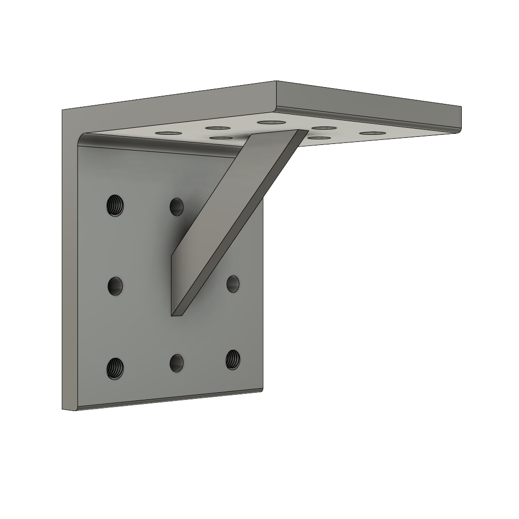 NAAMS RETRACTABLE LOCATING PIN BRACKET OUTSIDE MOUNT AHB011