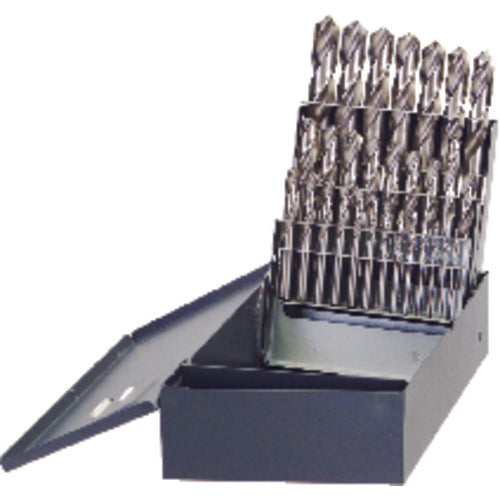 Morse Cutting Tools MT1218144 29 Pc. 1/16" - 1/2" by 64ths HSS Bright Jobber Drill Set Series/List #8030