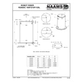 NAAMS Robot Riser ARR860 R2000iC 165F/210F/125L