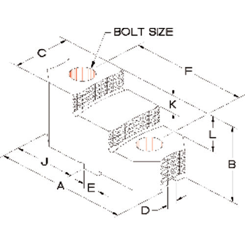 H & R HF7012MTGRJ Tongue & Groove Jaw - Med Duty 2 Step Rev Hard Jaw