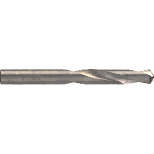 M A Ford AX4024424 #9 Dia. x 0.196" Shank x 1-3/4" Flute Length x 3" OAL, 5XD, 118°, Uncoated, 2 Flute, External Coolant, Round Solid Carbide Drill