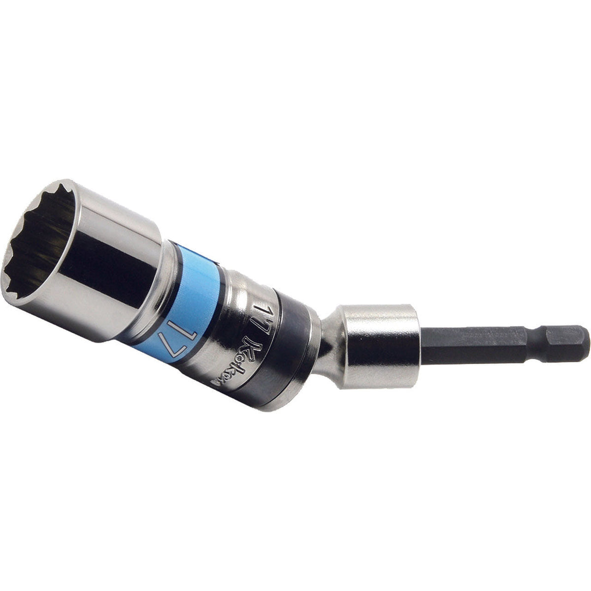 Ko-ken BD011SE-17 1/4 Hex Dr. Universal Long Socket  17mm 12 point 100mm