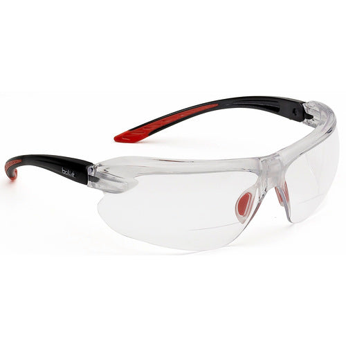 Bolle BO1540188 IRI-S - Clear Lens - +2.0 diopter - Black & Red PC ASAF