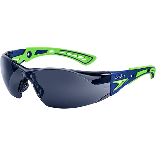 Bolle BO1540257 RUSH+ - Smoke Lens - Blue & Green Frame PC ASAF Platinum
