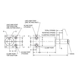 JERGENS SWING CYL, BTM FLNG MT SGL ACT, 1.16 STROKE, 1-7/8 DIA - 60663