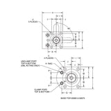 JERGENS SWING CYL, BTM FLNG MT DBL ACT, 1.16 STROKE, 1-7/8 DIA - 60673