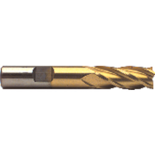 ProCut CT65F6TN 3/16" Dia-2-3/8" OAL-TiN HSS-Center Cut SE EM-4 FL