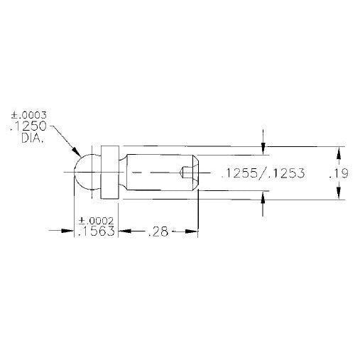 TE-CO 11070 CARB TOOLING BALL