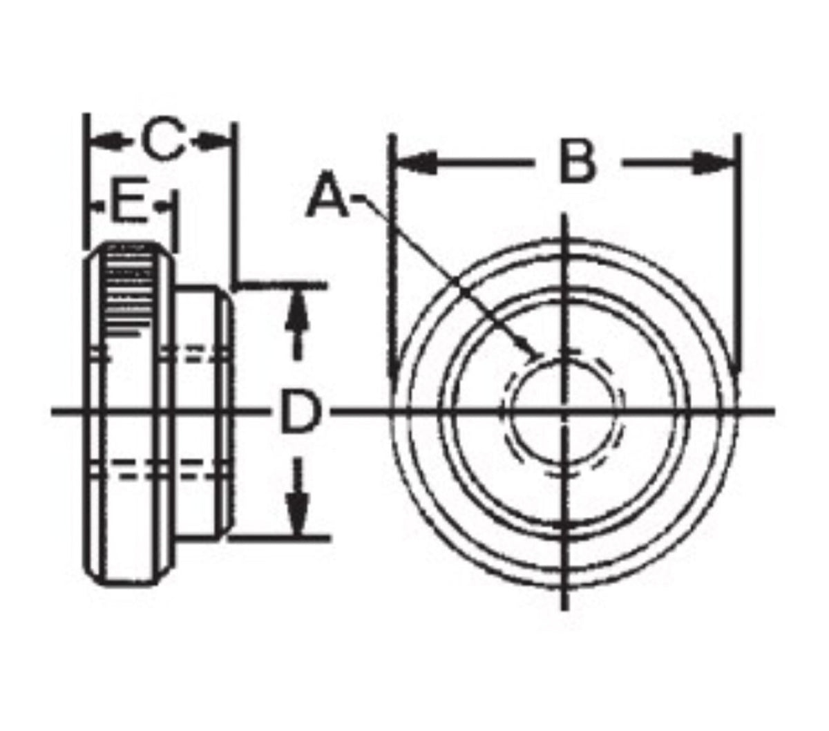 JERGENS CHECK NUT, 5/16-18 - 16903