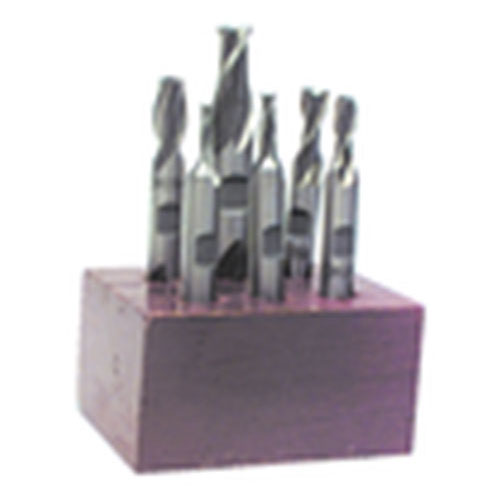 Morse Cutting Tools MT2245015 6 Pc. HSS Double-End End Mill Set