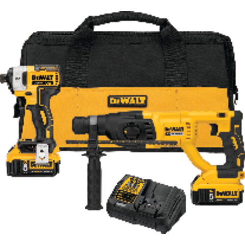 DeWALT PD20DCK233P2 20V RTRY HAMMER IMP
