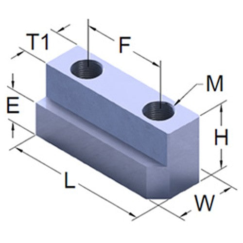 Dillon DM85KW12BJN KW12BJN Jaw Nut For 1.5mm Serrated Hard Jaw
