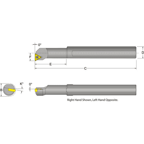 Dorian FL4555636 S06M-STFPR-2 Boring Bar