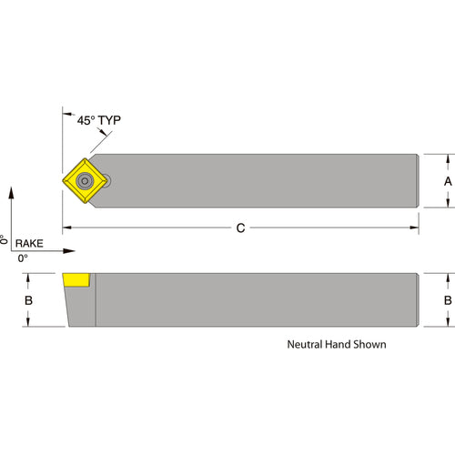 Dorian FL4551932 SSDCN08-3A Tool Holder