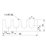 NAAMS Shims DSCH132-M706