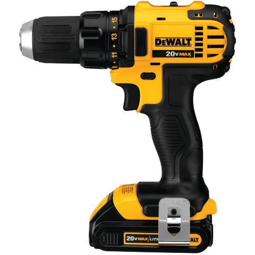 DeWALT PD20DCD780C2 Model DCD780C2 - 20V - 1/2" Chuck Size - 0 - 600 / 0 - 2000 RPM - Cordless Drill Driver Kit