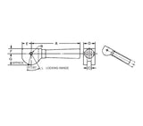 JERGENS DOUBLE CAM, 3/8 X 5IN - 18103