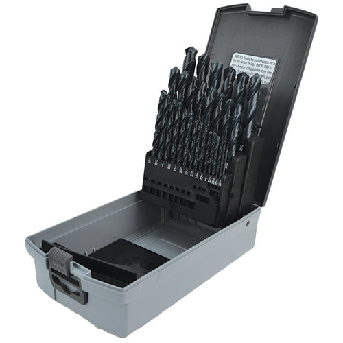 Morse Cutting Tools MT1218400 29 Pc. HSS Reduced Shank Drill Set