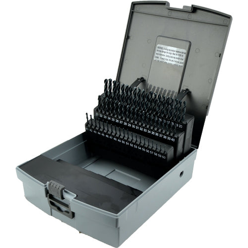 Morse Cutting Tools MT1218174 60 Pc. HSS Heavy Duty Jobber Drill Set