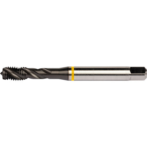 Dormer DS047350510 #4-40 HSS-E PM 3 Flute 2B 40 Degree Yellow Shark Machine Tap Spiral Flute-TiAlN/Top E-code # E8084-40