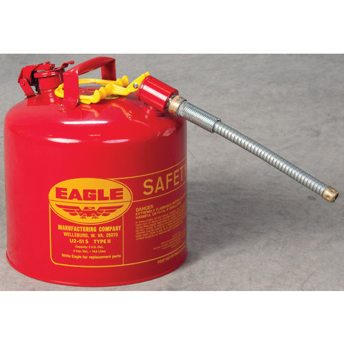 Eagle LC50U251S 5GAL RED TYPE II SAFETY CAN