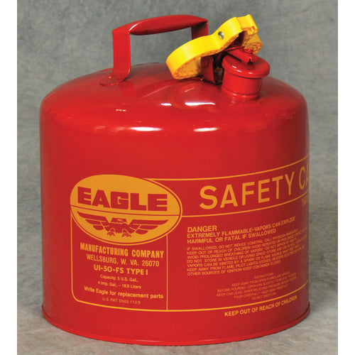 Eagle LC50UI50S 5GAL RED TYPE I SAFETY CAN