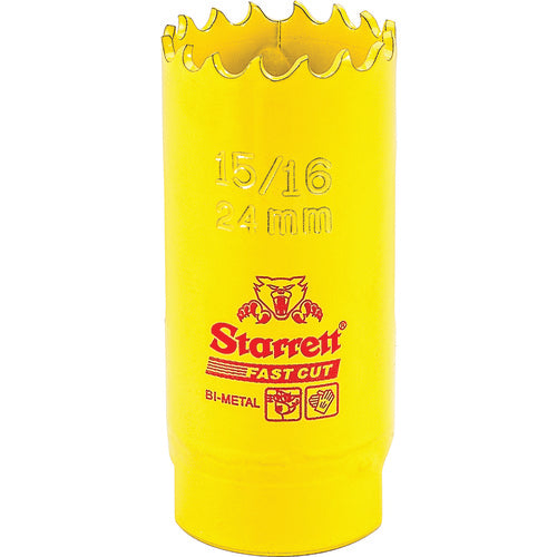 Starrett FZ7000550 15/16 HSS Fast Cut Hole Saw - Starrett