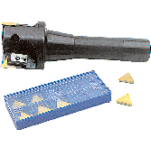 APT DG50EM150R8 1-1/2" Cutting Dia. x R8 Shank - Holds 3 Insert(s) - Indexable End Mill