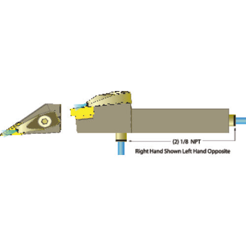Dorian FL4553084 ADVJNL-16-3D Coolant Thru Tool Holder