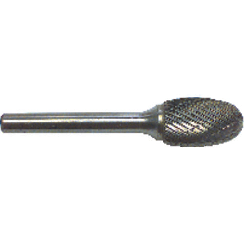 M A Ford FP6044500027L6 1/2 EdgeHog Elliptical Carbide Bur SE-5L6 Standard Alt Diamond (Double) 6" Shk Lgth