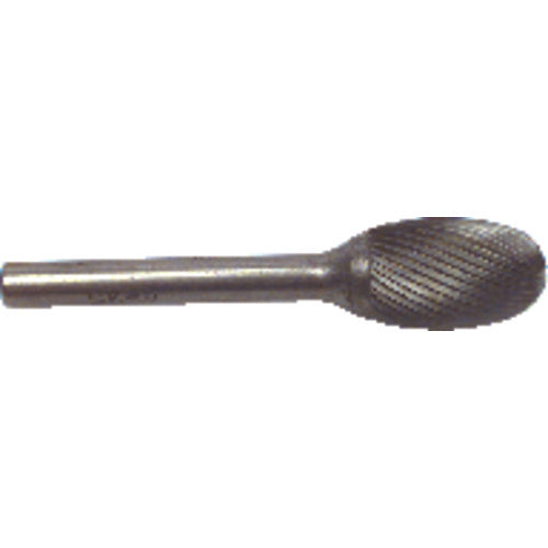 M A Ford FP6044500020L6 1/2 EdgeHog Elliptical Carbide Bur SE-5L6 Standard 6" Shk Lgth