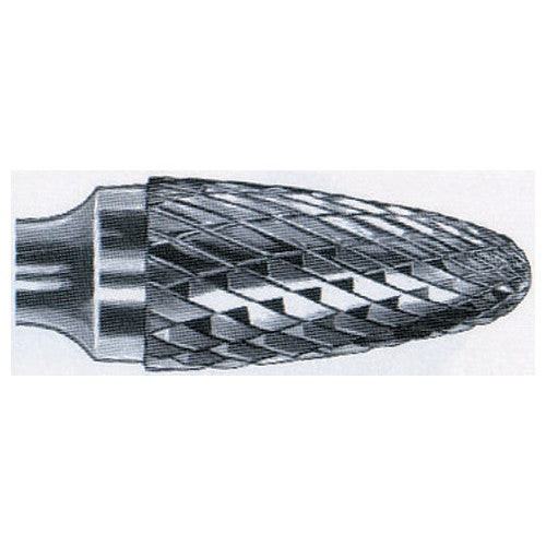 M A Ford FP6045250027L6 1/4 EdgeHog Tree Shape Radius End Carbide Bur SF-1L6 Standard Alt Diamond (Double) 6" Shk Lgth