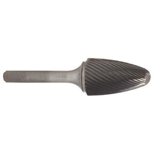 M A Ford FP6045500020L6 1/2 EdgeHog Tree Shape Radius End Carbide Bur SF-5L6 Standard 6" Shk Lgth