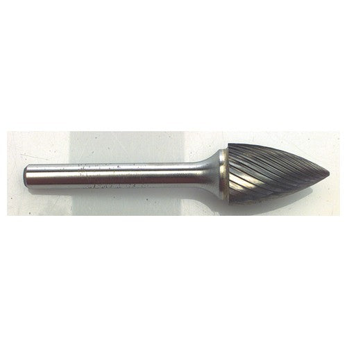 M A Ford FP6049500020L6 1/2 EdgeHog Flame Carbide Bur SH-5L6 Standard 6" Shk Lgth