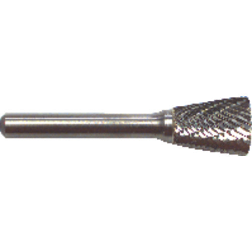 M A Ford FP6050075027 3/4 EdgeHog Back Taper Carbide Bur SN-7 Standard Alt Diamond (Double)
