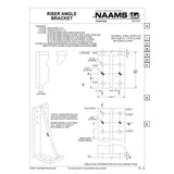 NAAMS Riser Angle Bracket AAB301M