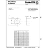 NAAMS Trunnion Bushing ACT123