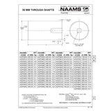 NAAMS Through Shaft ADP577C 50mm