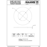 NAAMS Thrust Washer ADP700 Stainless Steel